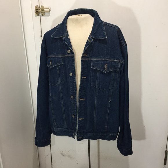 PERRY ELLIS VINTAGE DENIM JACKETS SIZE XL - Picture 2 of 7